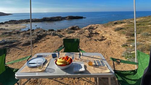 Table with a sea view in Sardinia