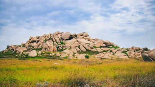 Rocas pulidas en la isla de Lavezzi