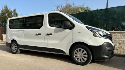 8-seater white minivan