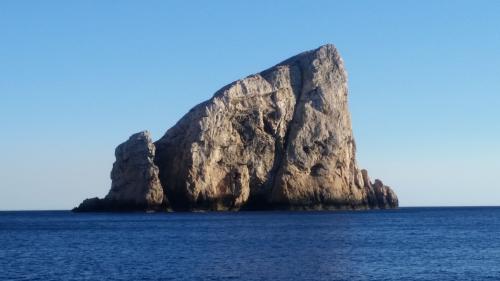 Foradada islet in the Gulf of Alghero