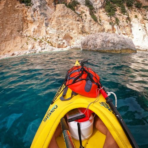 Kayak con equipo