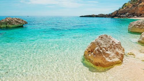 Spiaggia di Cala dei Gabbiani nel Golfo di Orosei