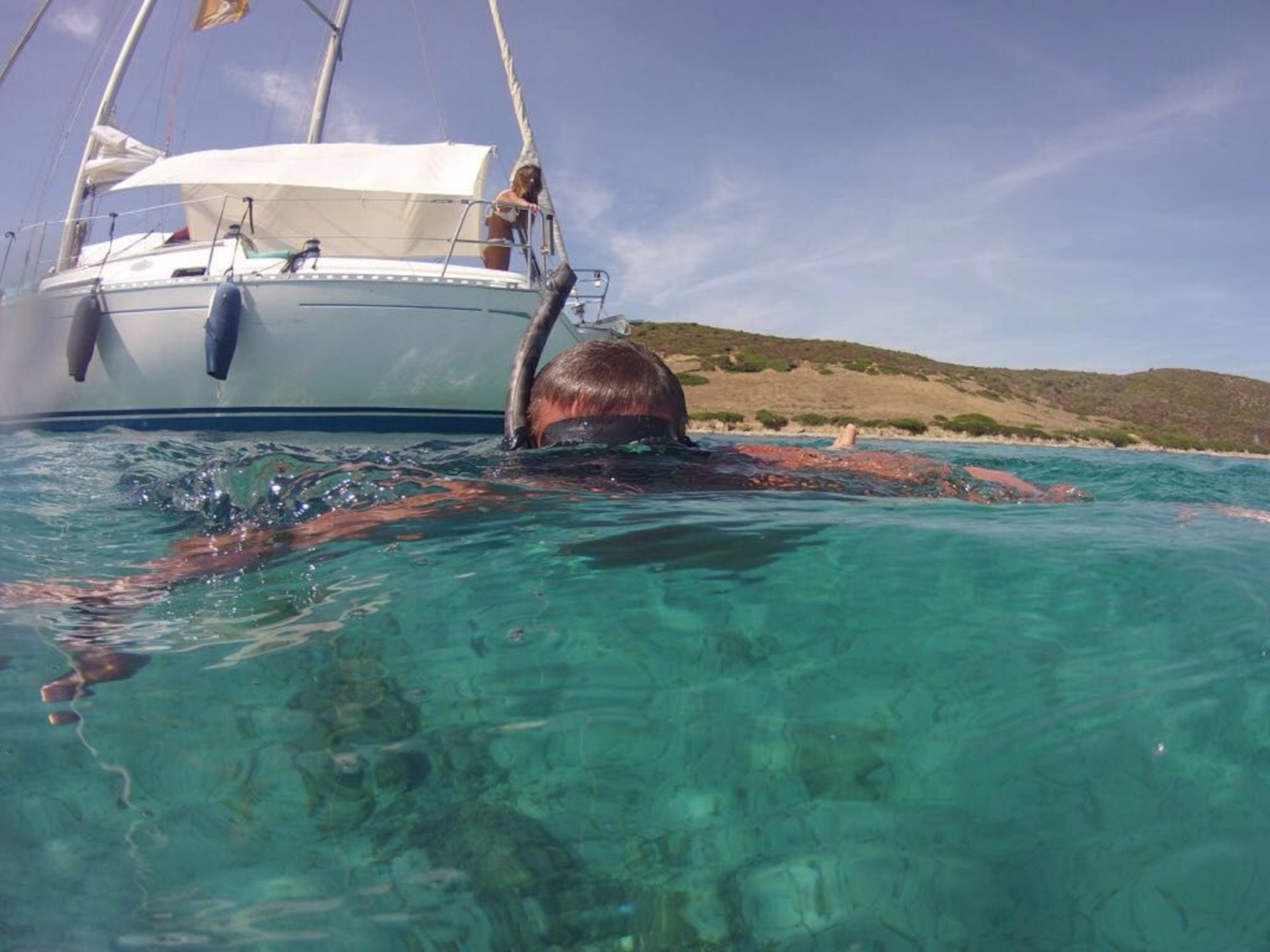 Sailing boat excursion in Asinara National Park