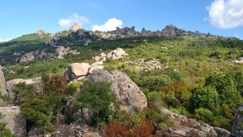 Vue des pics des Sept Frères