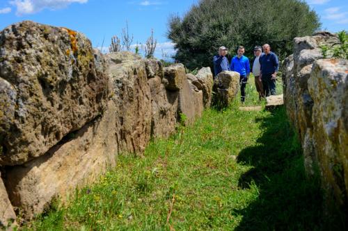 Sa Mente archaeological site Nuragic complex of Santa Sabina