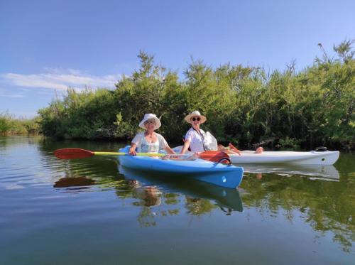 Ladies during a canoe excursion in the Tepilora Park