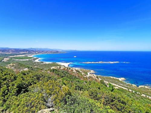 View of Sardinia's central-eastern coast between Biderosa and Capo Comino
