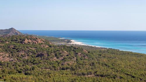 Monte Urcatu viewpoint in the Biderosa oasis