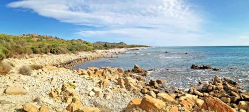 One of the creeks visited during the jeep tour between Biderosa and Cape Comino