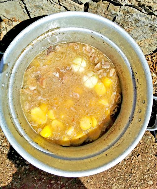 Boiled sheep