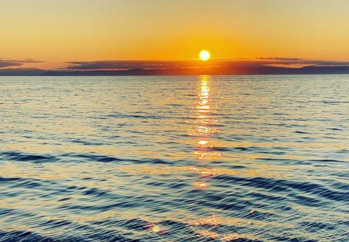 Il sole che tramonta nel Golfo dell'Asinara