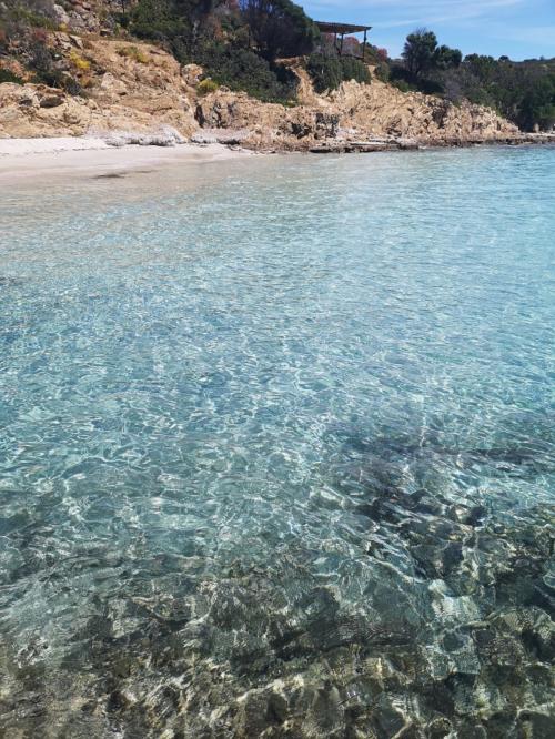 Crystal clear sea at Asinara