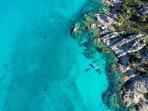 panoramic view of the Tavolara AMP Marine Protected Area