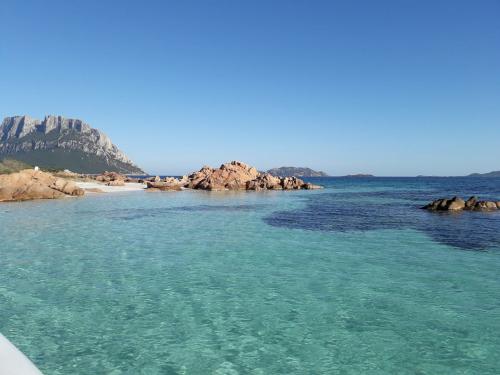 Tavolara and crystal clear water