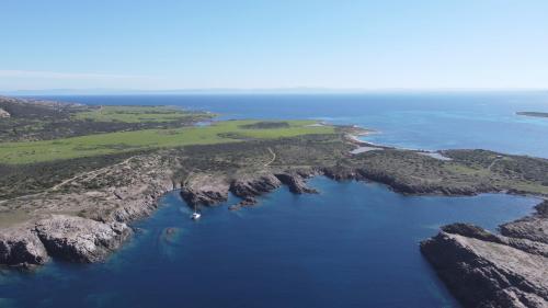 La côte déchiquetée de l'Asinara
