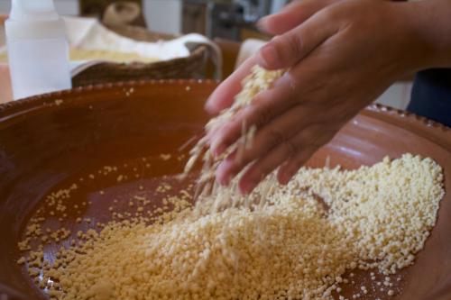 Preparazione della fregula