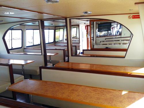 Seats aboard a motor ship