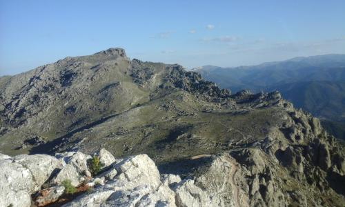 Vista desde Monte Corrasi a Oliena