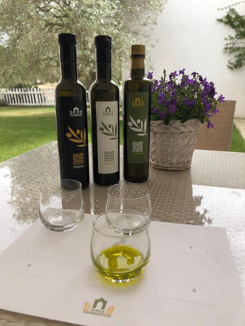Guided tasting of production oil