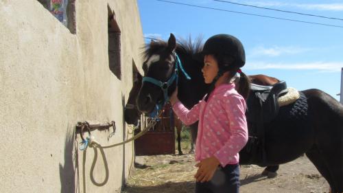 Bambina con cavallo 