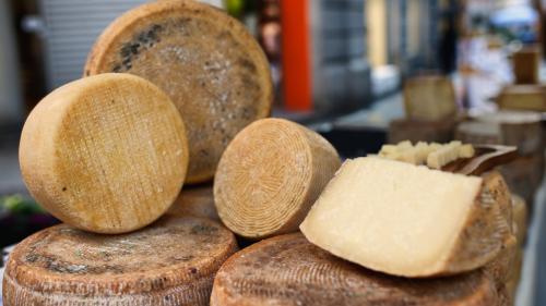 <p>Pecorino cheese made in Sardinia</p><p><br></p>
