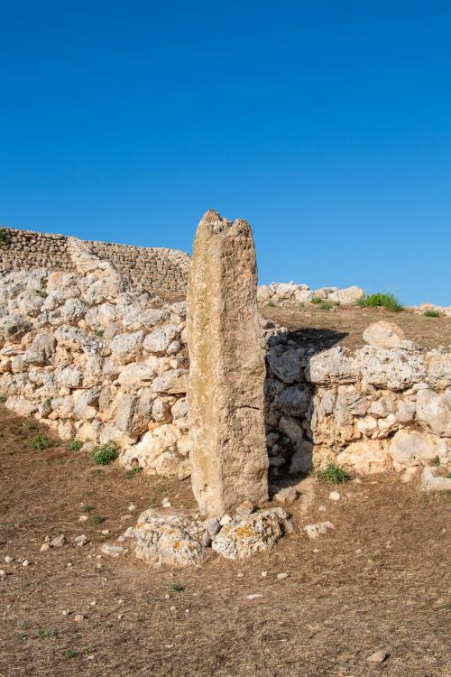 Menhir ai piedi dell'altare