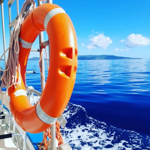 Life buoy on board