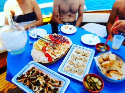 Lunch served on board