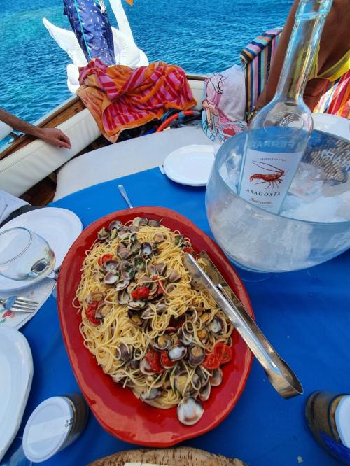 Lunch served on board