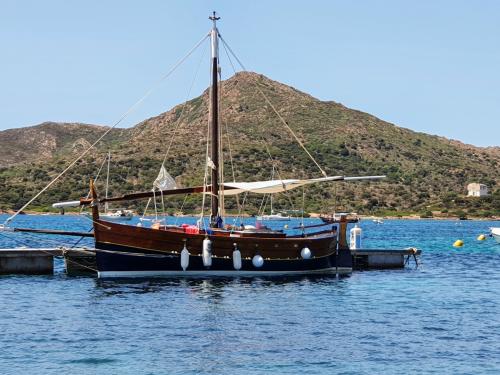 Vintage sailing ship in the Gulf of Asinara