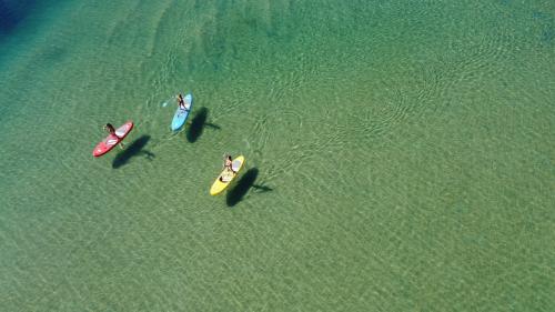 SUP dans la mer de Buggerru