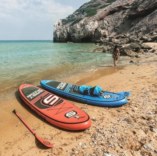 SUP on the beach in Buggerru