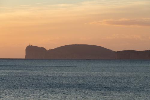 Capocaccia al tramonto