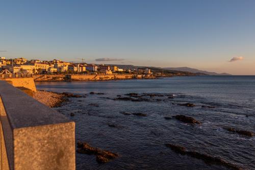 Alghero zona bastioni al tramonto