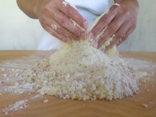 Preparazione ingredienti per i papassini