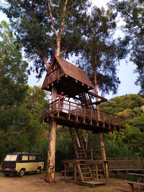 <p>Cabane dans les arbres unique en Italie à Allai</p><p><br></p>