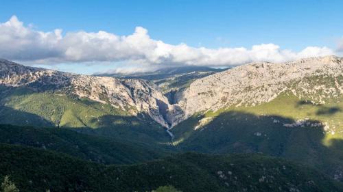 View of Gorropu canyon