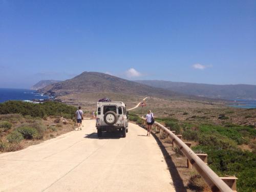 Off-road vehicle at Asinara