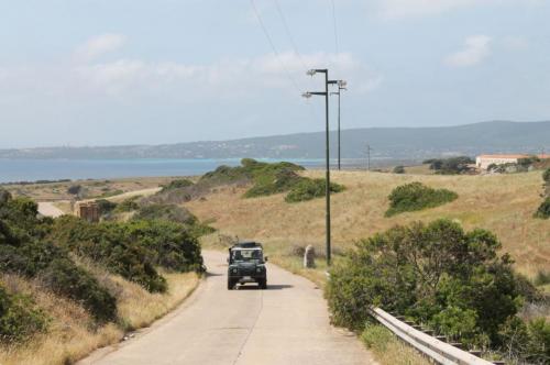 Geländewagen in Asinara