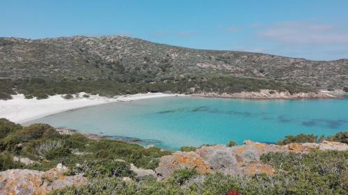 Crystal clear sea of Cala Sabina