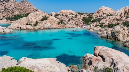 Arrivo a Cala Coticcio