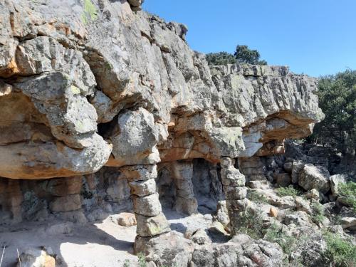 Rocas particulares en Villaputzu