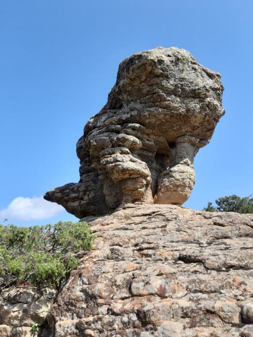 Rocas particulares en Villaputzu