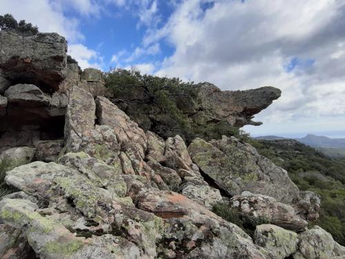 Rocas particulares en Villaputzu