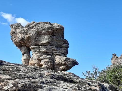 Rocas particulares en Villaputzu