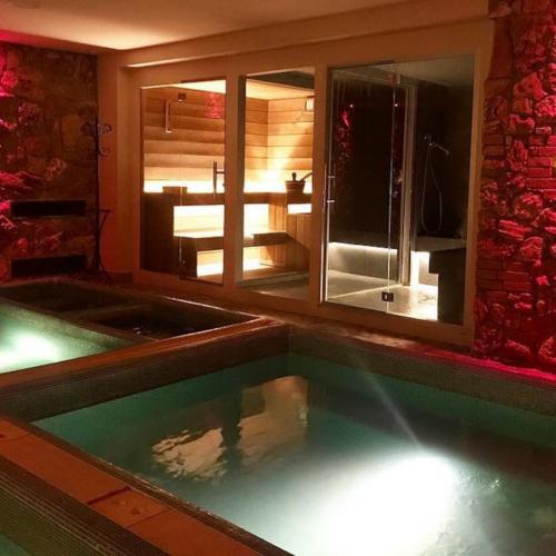 Innenraum des Spas