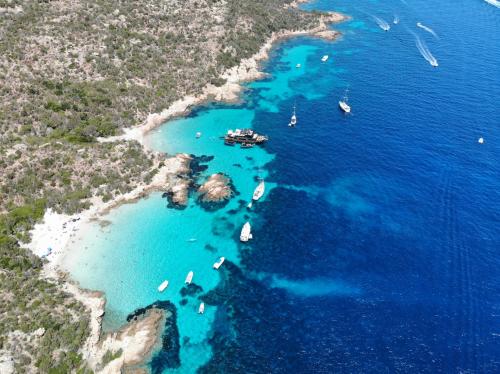 Boats in La Maddalena Archipel