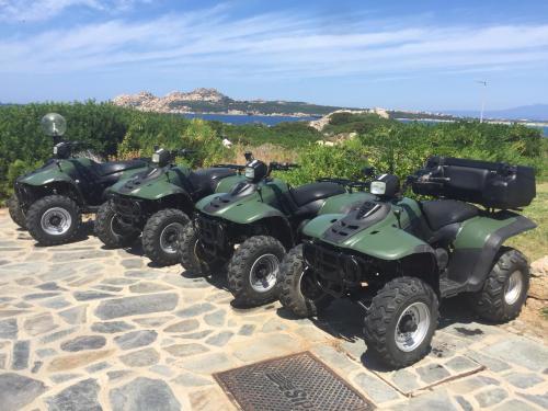 4 Quads in Santa Teresa geparkt